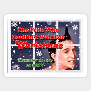 The Fella Who Couldn't Wait For Christmas SCTV Sticker